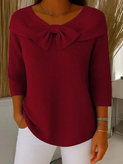 FIORELLA™|MAGLIONE CON FIOCCO