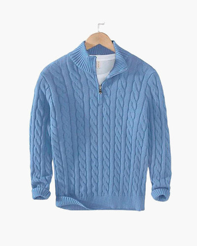 Dulce| Maglione a Treccia con Zip