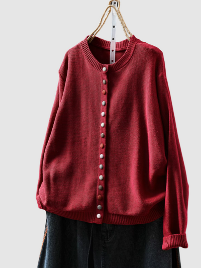 GAIA™|ELEGANTE CARDIGAN IN COTONE