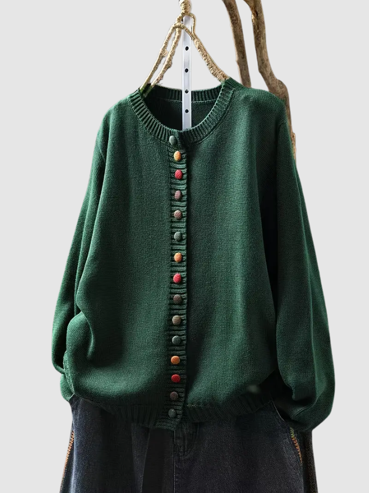 GAIA™|ELEGANTE CARDIGAN IN COTONE