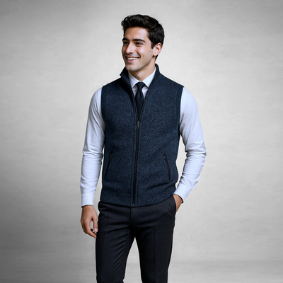Vittorio | Gilet con Zip Integrale