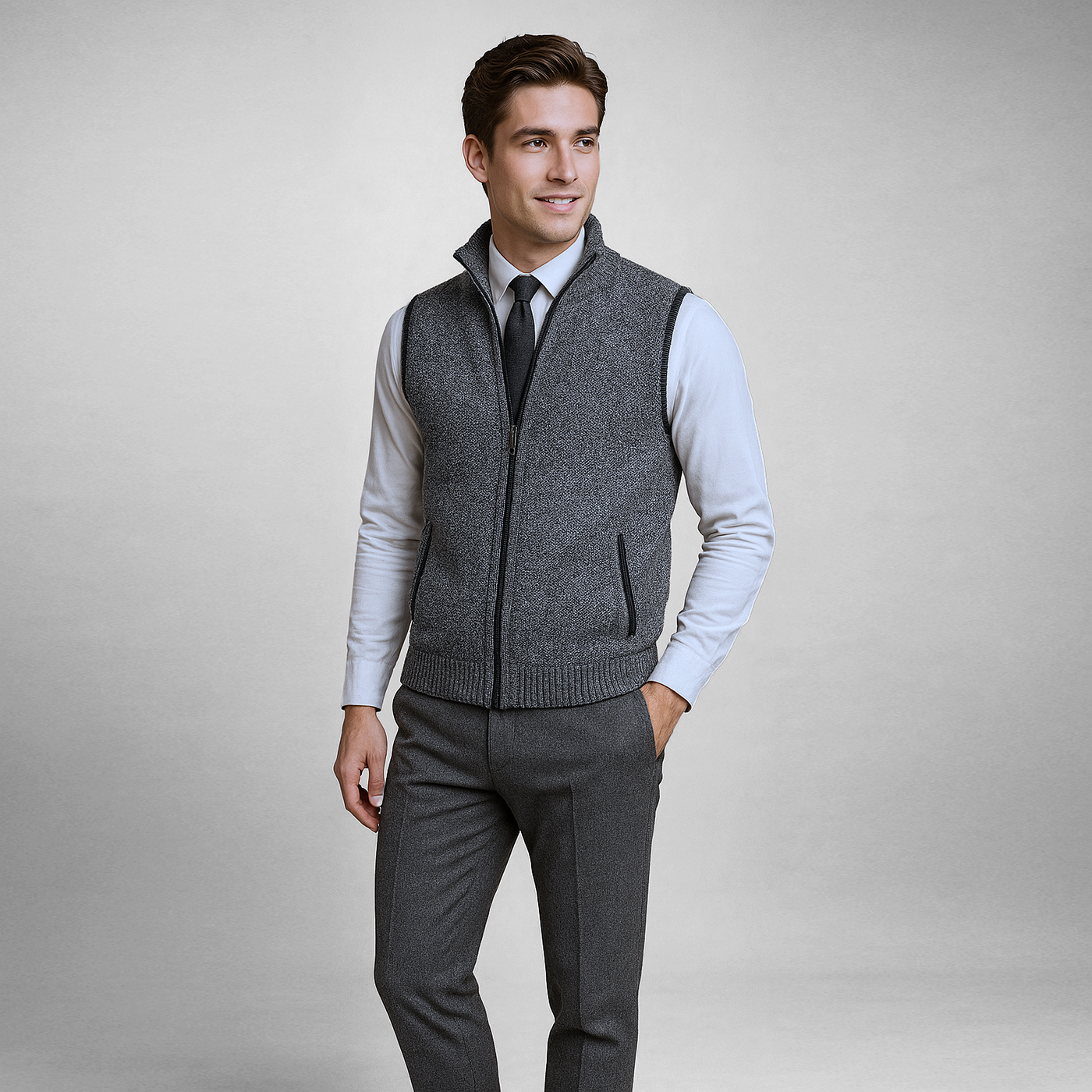 Vittorio | Gilet con Zip Integrale